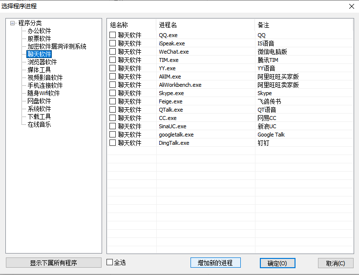 華企盾DSC能記錄哪些即時(shí)通訊工具的通訊內(nèi)容？